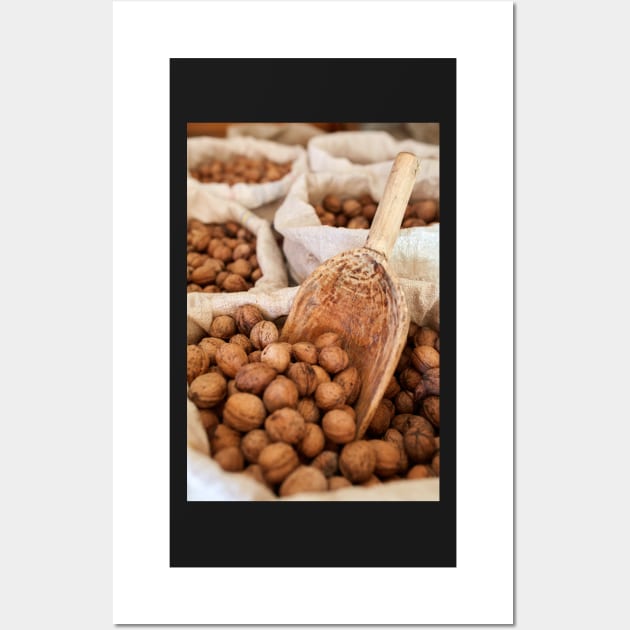 Sacks of walnuts Wall Art by naturalis